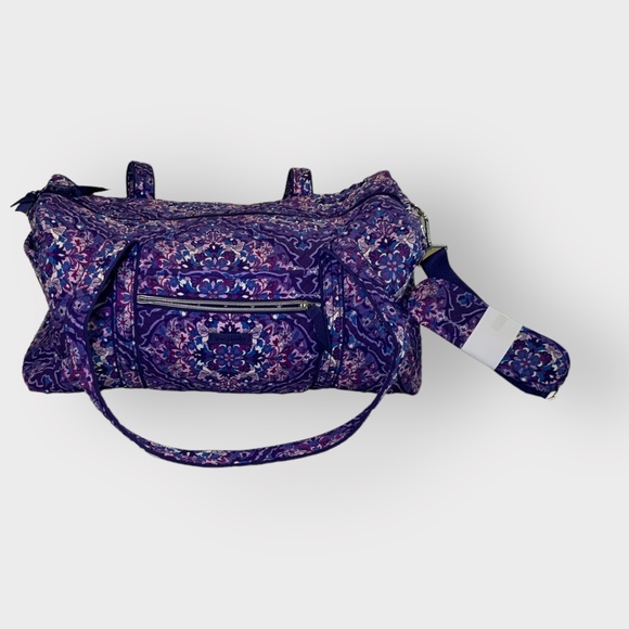 Vera Bradley Medium Travel Duffel Bag in Regal Rosette - Picture 3 of 10